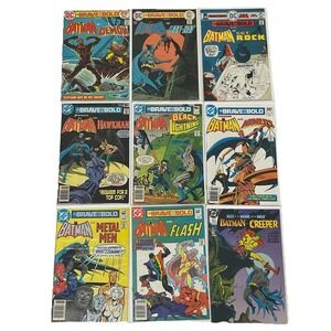 Batman Comic Books - Brave and the Bold Lot  Of 9 Comics
